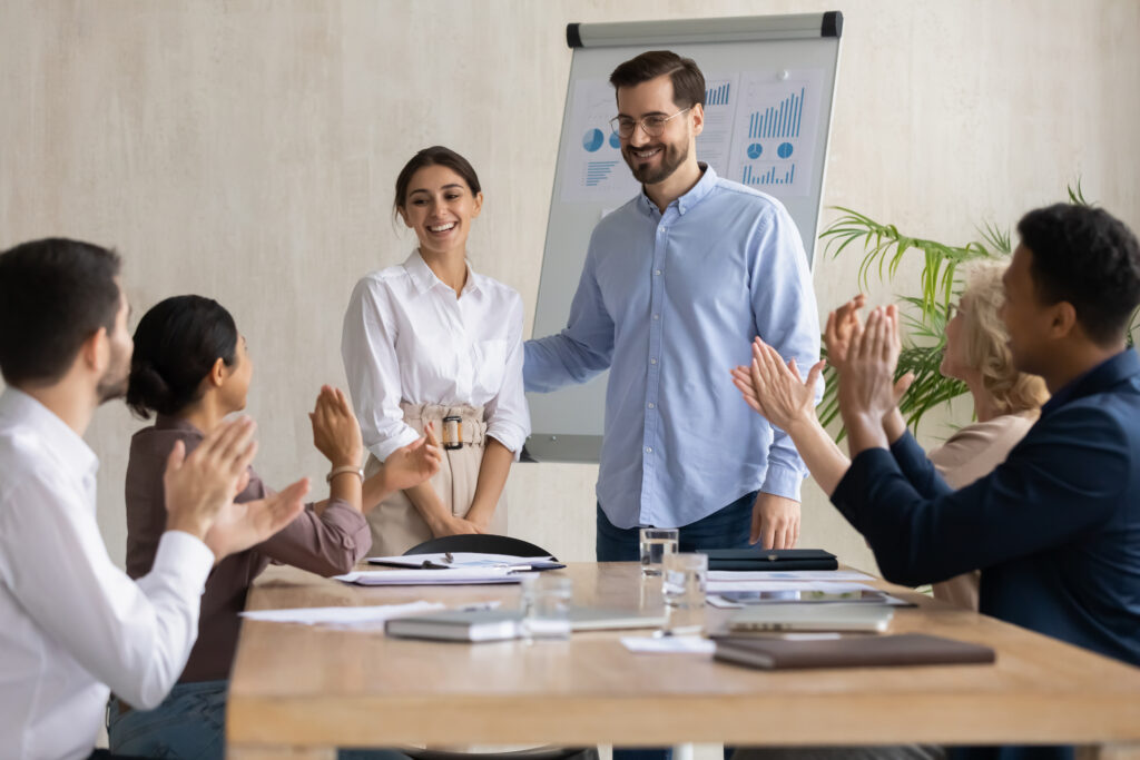 welcoming new hire