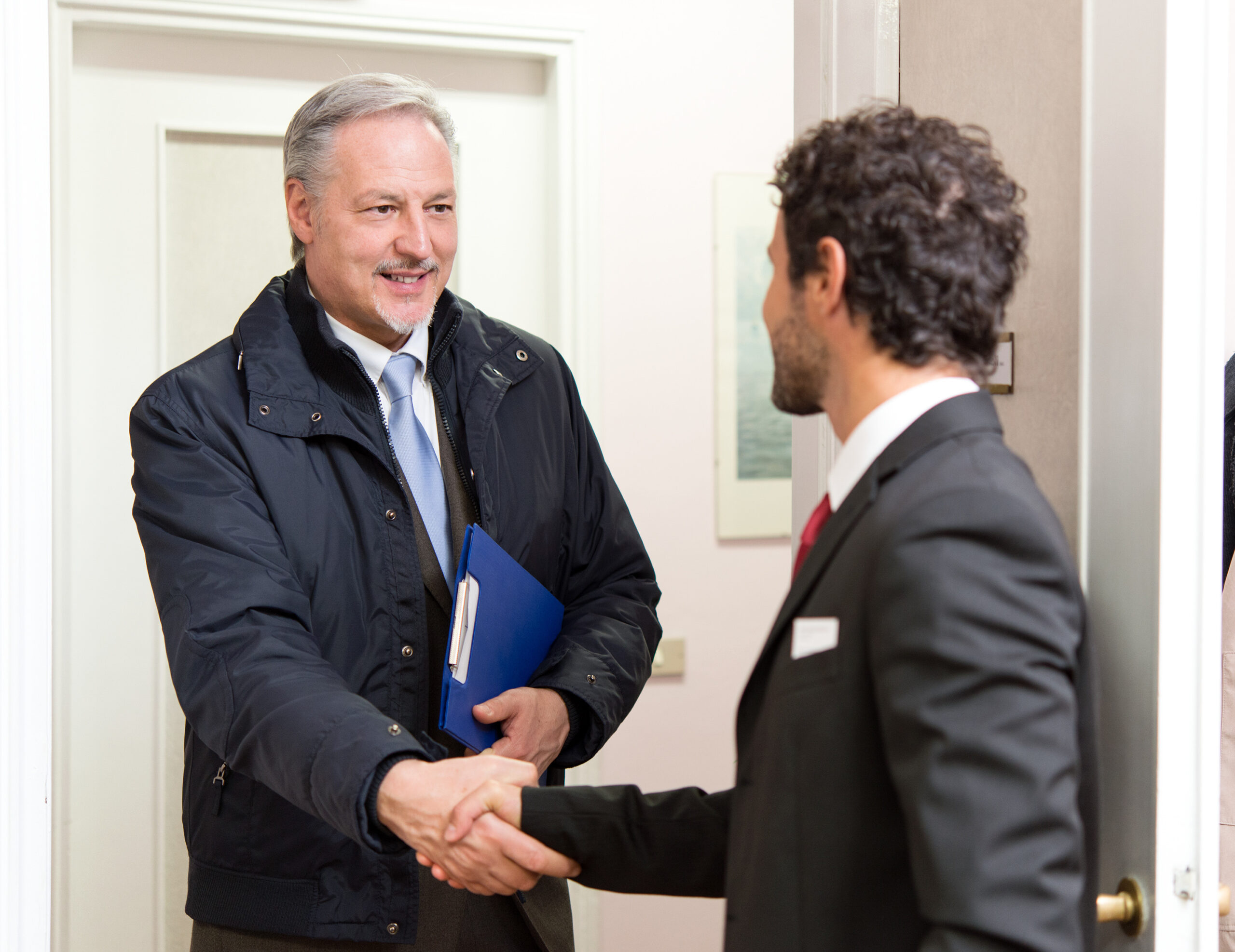 Door-to-door salesman